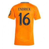 Real Madrid Endrick #16 Bortedrakt Dame 2024-25 Kortermet